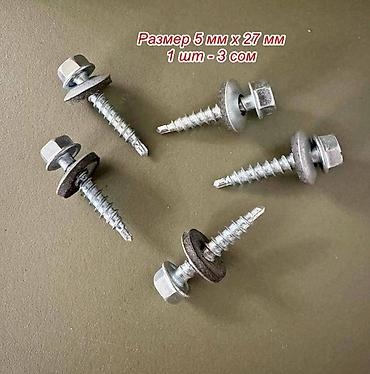 Другой декор и предметы интерьера: Саморезы оконные и кровельные со сверлом и без, с пресс шайбой и без — 7
