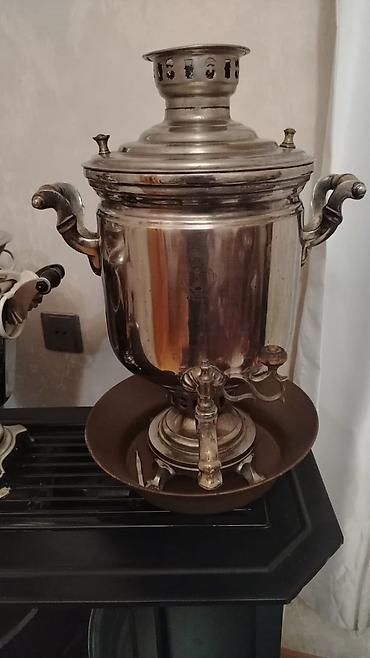 simovar: Antik samovar – Aleksandr Batashev istehsalı (Tula), nişanlı-möhürlü — 1