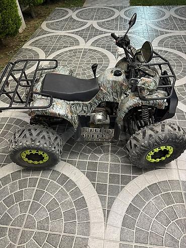 куплю квадроцикл бу: Kvadrosikl – kamuflyaj rəngli gövdə, iri protektorlu off-road təkərlər — 3