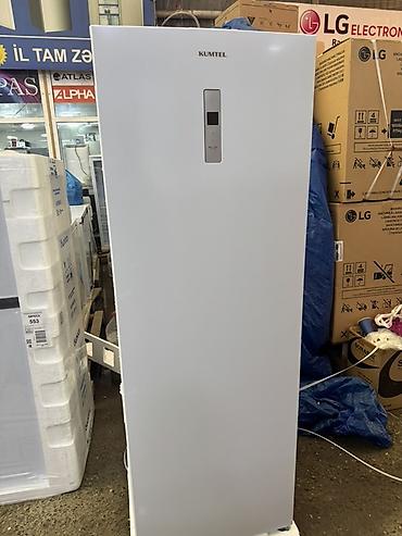 mouse satışı: Kumtel şaquli dondurucu - Rəng: ağ, minimalist düz ön panel - Ön — 1
