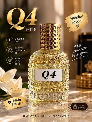 50 azn kredit 18 yas: Q4 ətir – hər anınıza xüsusi şuxluq qatacaq zərif və cazibədar aroma — 1