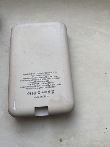 iphone 22: KAKUSIGA portativ enerji bloku – simli və simsiz şarj dəstəyi - — 2