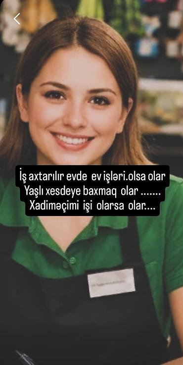 taksi is: Xidmət: Ev işləri və qulluq Təklif olunur: - Ümumi ev təsərrüfatı — 1