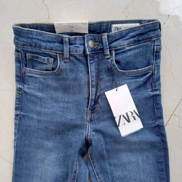 Farmerke: NOVE Zara skinny farmerke-zvoncare visokog struka, sa svim — 9
