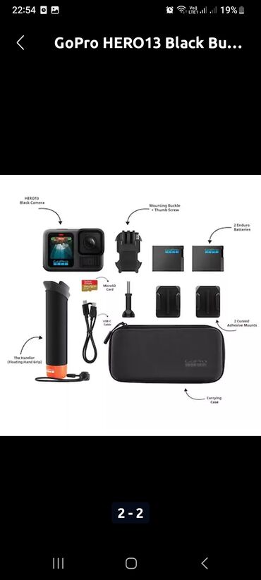 Videokameralar: GoPro HERO13 Black İşlənməyib karobkasında təzə. 1 illik zəmanəti də — 9