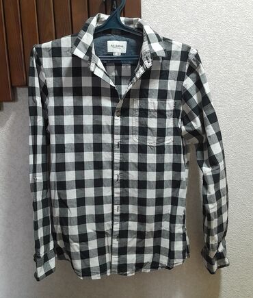Рубашки: Мужская рубашка, S (EU 36), Pull and Bear, Б/у, Самовывоз