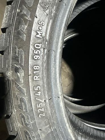 Зимние шины 225/45 R18 95Q M+S (символ снежинки/3PMSF) -