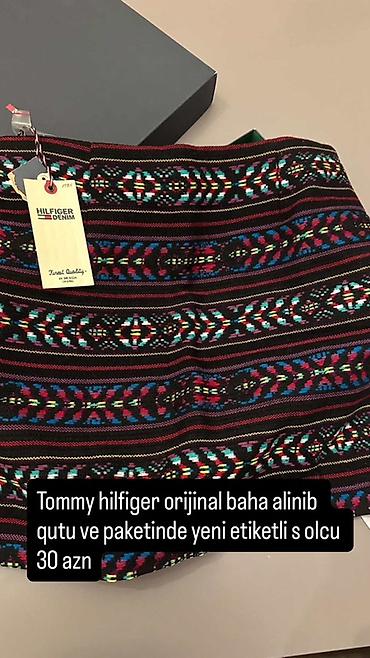 hil: Mini Ətək, Tommy Hilfiger, Cins, S — 1