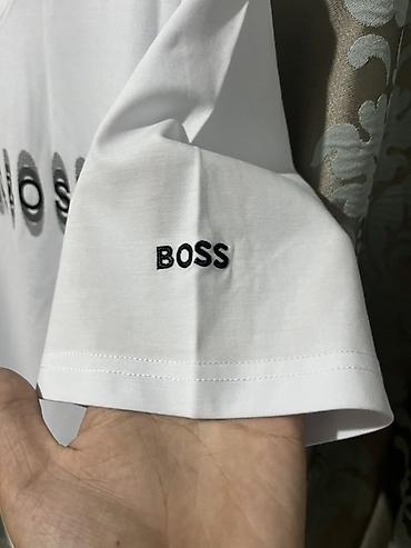 футболка босс: Мужская футболка, M, Hugo Boss, Новый, цвет - Белый, Самовывоз, Бесплатная доставка, Платная доставка — 3