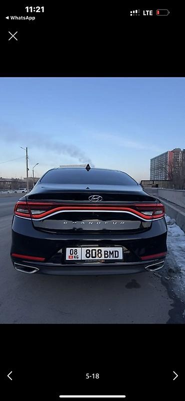 Hyundai: Hyundai Grandeur: 2018 г., 2.4 л, Автомат, Бензин, Седан — 5