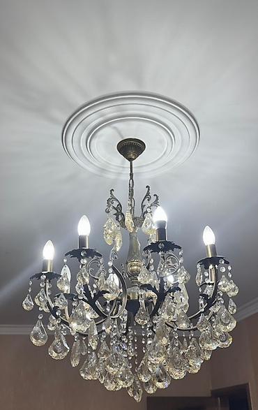 qəd: Çılçıraq, 6 lampa, Xrustal — 1
