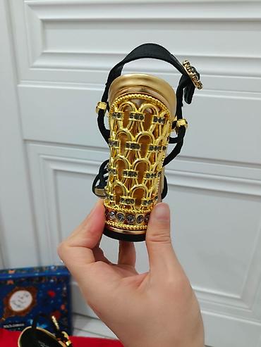 дольче габана: Босоножки, 36, 36.5, Dolce & Gabbana, Новый, цвет - Черный, Самовывоз — 6