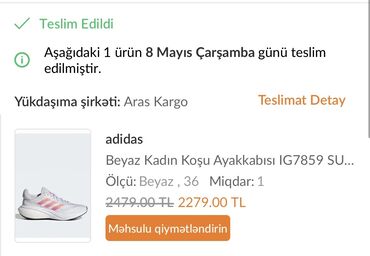 ağ ketlər: Adidas, Ölçü: 36, rəng - Ağ, İşlənmiş