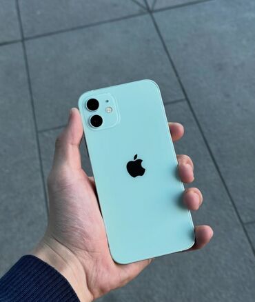 срочно продаю горид: IPhone 12 mini, Б/у, 128 ГБ, Синий, Зарядное устройство, Чехол, Защитное стекло, 75 %