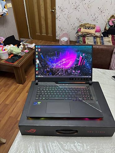 notebooklar: Yeni ASUS ROG, 17.3 ", Intel Core i9, 2 TB, Ünvandan götürmə, Pulsuz çatdırılma, Ödənişli çatdırılma — 8