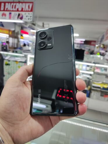 Redmi: Redmi, Redmi Note 12 Pro+ 5G, Б/у, 256 ГБ, цвет - Черный, 2 SIM