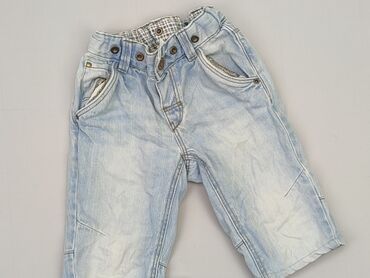 czarne jeansy straight leg: Spodnie jeansowe, H&M, 1.5-2 lat, 92, stan - Zadowalający