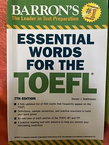 **Barron’s Essential Words for the TOEFL – 7th Edition** TOEFL