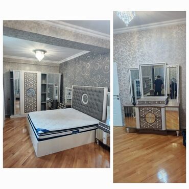 турецкие мебельные магазины в баку: Двуспальная кровать, Трюмо, Шкаф, 2 тумбы, Б/у