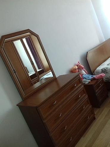 Mebel: İkinəfərlik çarpayı, 2 tumba, Komod, Dolab, İşlənmiş — 4