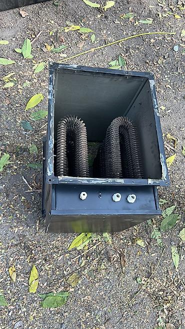 Другие детали вентиляции, охлаждения и отопления: Воздуховоды прямоугольные металлические (черные) - Материал: сталь — 7