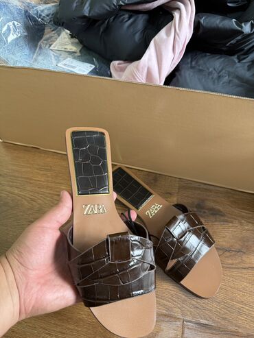 насос для члена: Босоножкалар, 39, Zara, Жаңы, түсү - Күрөң, Өзү алып кетүү