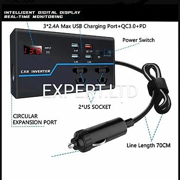 maşın pult: Yeni Inverter, 100-300 Vt, 12 - 220 volt, Ünvandan götürmə, Ödənişli çatdırılma, Rayonlara çatdırılma — 3