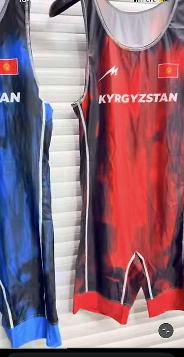 камуфляж: Борцовский трико «Kyrgyzstan» (KGZ) - Тип: соревновательное — 5