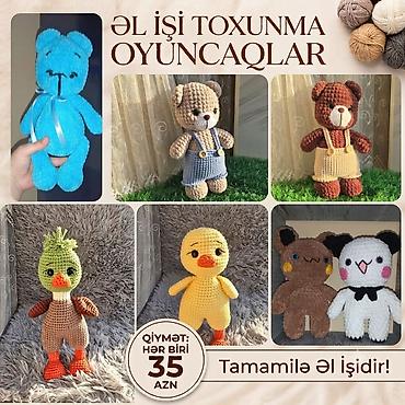 yumuşaq: Məhsul: Əl işi toxunma oyuncaqlar - Tamamilə əl ilə toxunmuş, yumşaq — 1