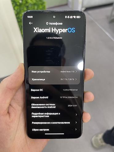 note 16 pro: Redmi, Redmi Note 11S, Б/у, 128 ГБ, цвет - Черный, 2 SIM — 3