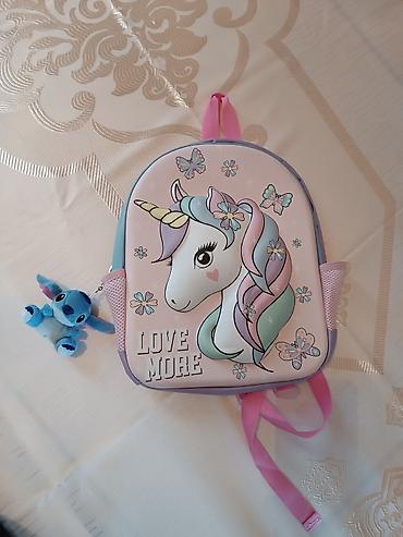 Məktəb çantaları: Uşaq bel çantası – “Love More” unicorn dizaynlı LC Waikiki firmasi - — 2