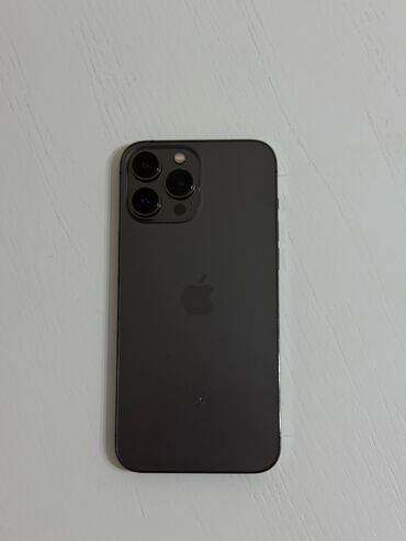 Apple iPhone: IPhone 13 Pro Max, Б/у, 512 ГБ, Graphite, Зарядное устройство, Защитное стекло, Чехол, 79 %