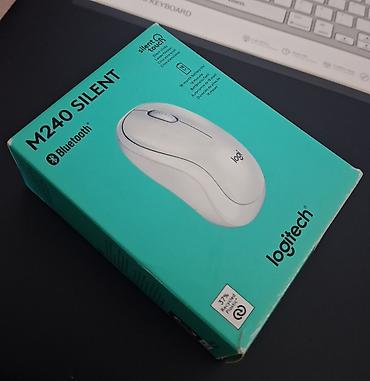 komputer logitech: Logitech M240 Silent Bluetooth siçan - Rəng: ağ - Bağlantı: Bluetooth — 2