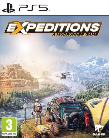 PS4 (Sony PlayStation 4): Оригинальный диск !!! Expeditions: A MudRunner Game представляет собой
