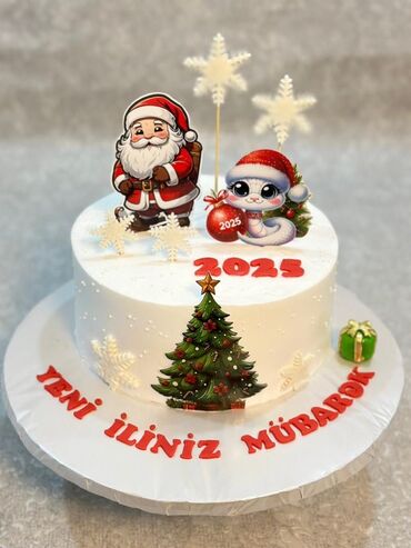 Tortlar: Yeni İl temalı tortlar 🎂 Evdə bişən, yumşaq və qatqısız tortlar — 2
