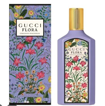 qadın qolfiləri: Gucci Flora 100ml xanim etri qaliciliqi 6.7 saat Premium klass