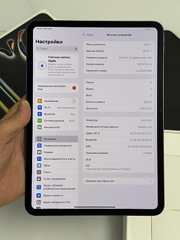 ноутбуки asus бишкек: Планшет, Apple, эс тутум 256 ГБ, 11" - 12", 5G, Колдонулган, Классикалык түсү - Боз — 5
