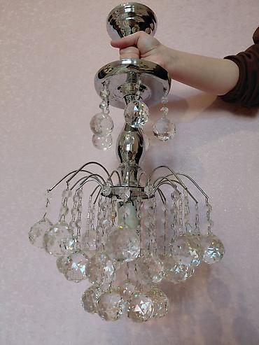 taxt ortukleri: Çılçıraq, 1 lampa, Metal — 3