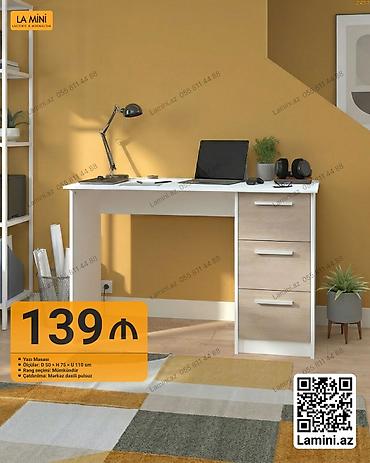 komod satilir: Yazı masası – La Mini - Ölçülər: Dərinlik 50 sm x Hündürlük 75 sm x — 1