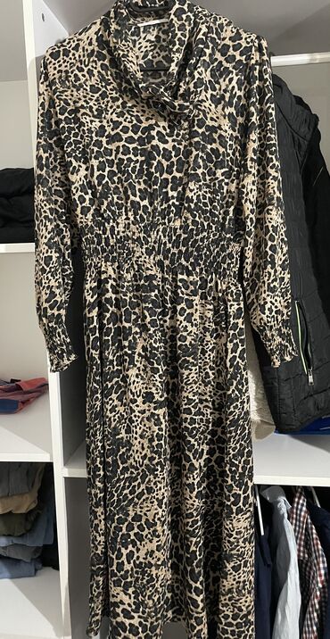 leopard haljina: S (EU 36), bоја - Šareno, Drugi stil, Dugih rukava
