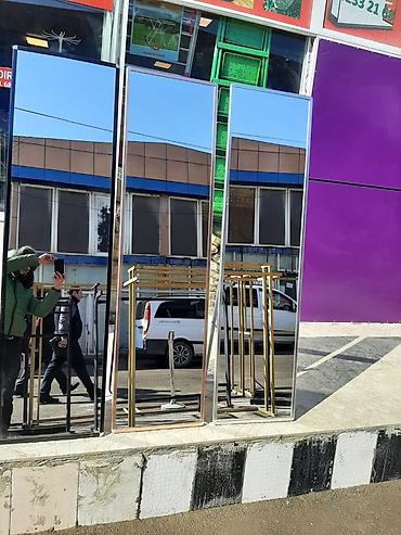 hamam ucun guzgu: Güzgü Döşəmə üstü, Düzbucaqlı, Çərçivə ilə — 1