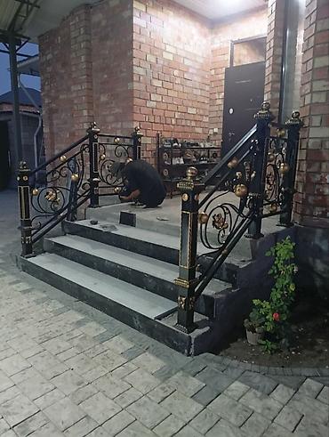 Готовые перила: Готовые перила, Материал: Кованное железо, Для крыльца — 43