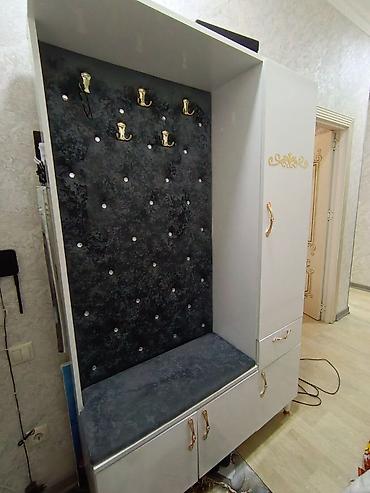 Ayaqqabı dolabları: İşlənmiş, 4 qapılı, Ağ, Taxta Ayaqqabı dolabı — 1