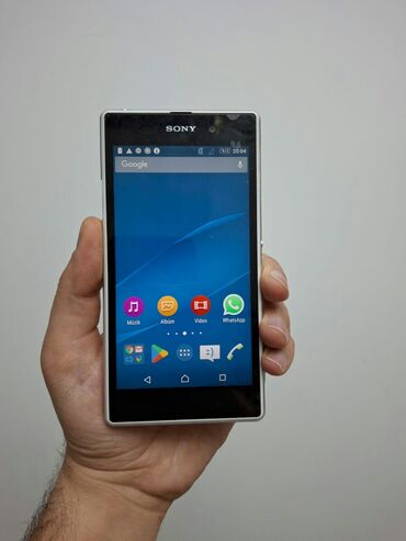 sony telefonlari: Sony Xperia Z1, 16 GB, rəng - Ağ