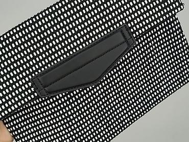 a blik: Kopertówka damska w czarno-białą kratkę - Styl: elegancka kopertówka — 6