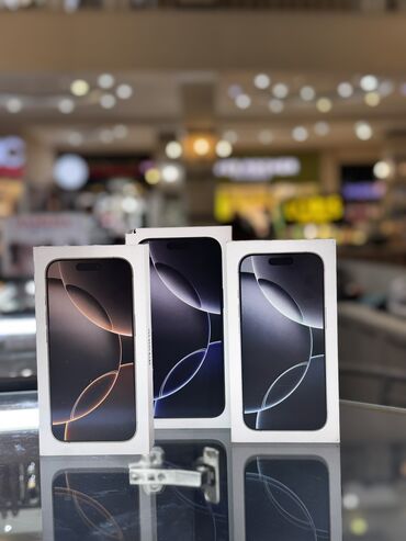 Poco: IPhone 16 Pro Max, Новый, 256 ГБ, Desert Titanium, Защитное стекло, 100 %