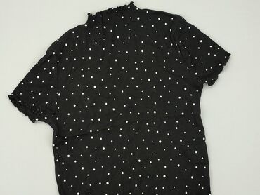 czarne bluzki z kolnierzykiem: Блуза жіноча, SinSay, M, стан - Хороший
