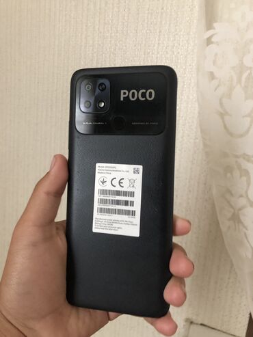 телефон poko x5: Poco C40, Б/у, 64 ГБ, цвет - Черный