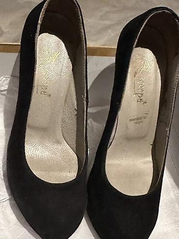 foot patch: Классические женские туфли-лодочки на высоком каблуке. - Цвет: черный — 2