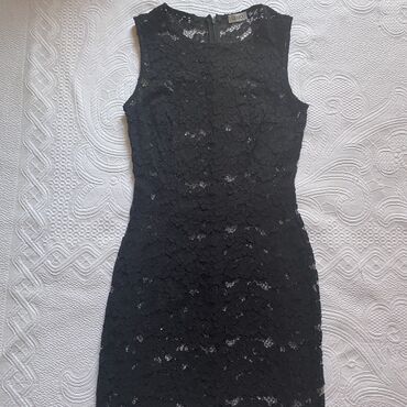 crna cipkasta haljina i cipele: Liu Jo L (EU 40), bоја - Crna, Koktel, klub, Na bretele
